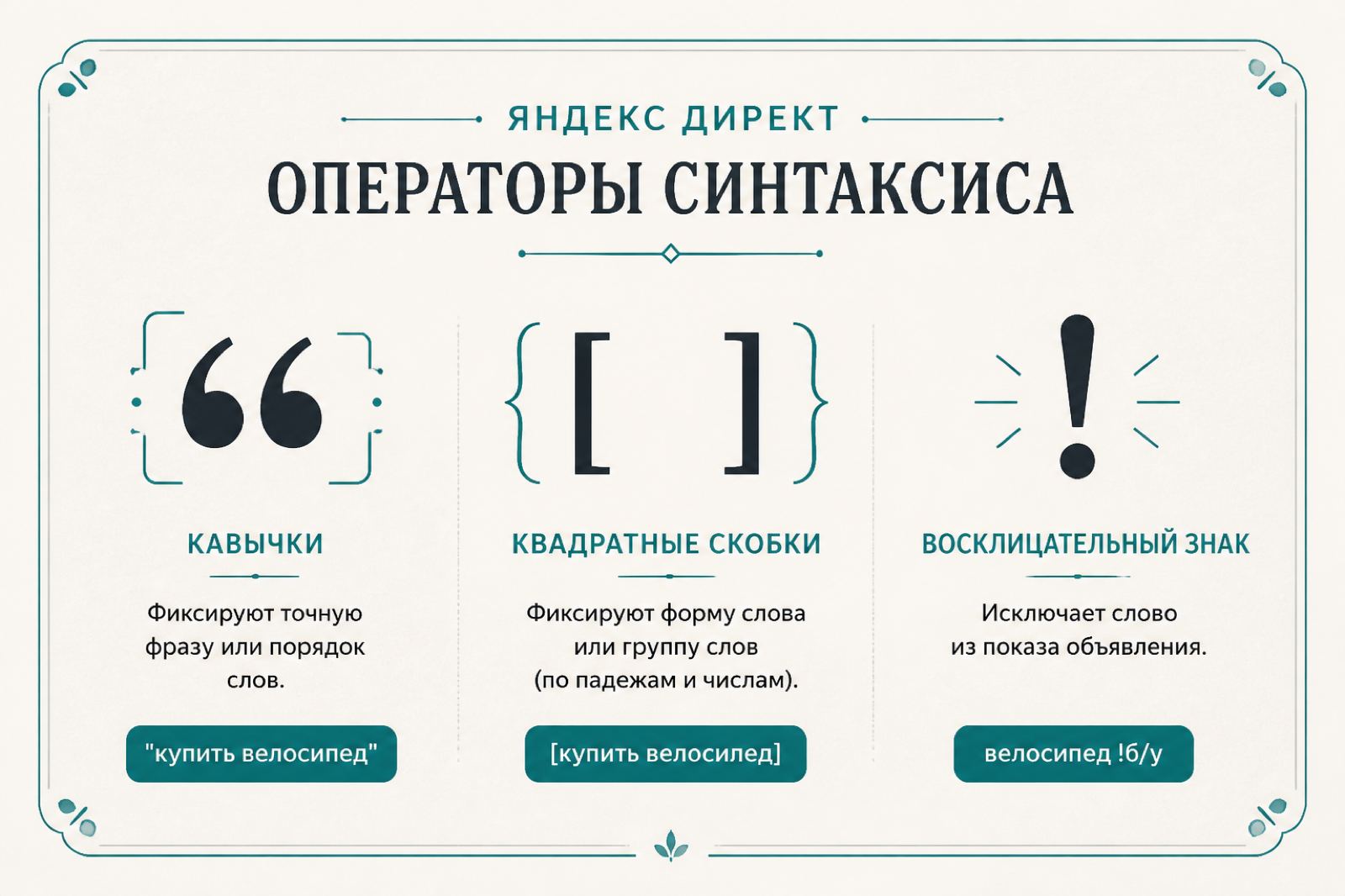 Операторы Директа